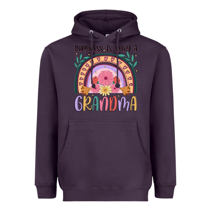 Happiness Is Being A Grandma Heavyweight Hoodie by JahusDesignShop | Teevron
