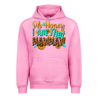 Fuchsia Pink oh honey i am that mawmaw nca Urban Hoodie - NancyCooperArtShop