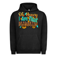 Pigment Black oh honey i am that mawmaw nca Urban Hoodie - NancyCooperArtShop