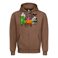 Chestnut boo halloween Zipper Hoodie - Zillion Design Studio