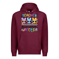 Burgundy teacher of the sweetest Premium Hoodie - MaliasSmallBusiness