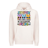 Pale Pink teacher of the sweetest Premium Hoodie - MaliasSmallBusiness