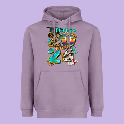 2024 Graduate Leopard Heavyweight Hoodie Designed By Adodesignshop
