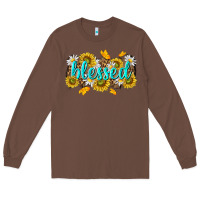 Chestnut blessed tbw Long Sleeve Tee - texasbilliewilder