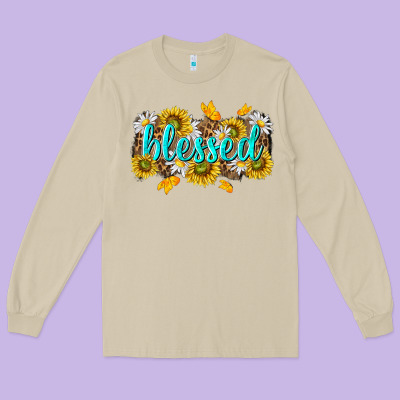 Long Sleeve Tee blessed tbw