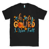Black oh my gourd i love fall Classic Tee - Zillion Design Studio