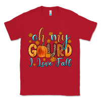 Red oh my gourd i love fall Classic Tee - Zillion Design Studio