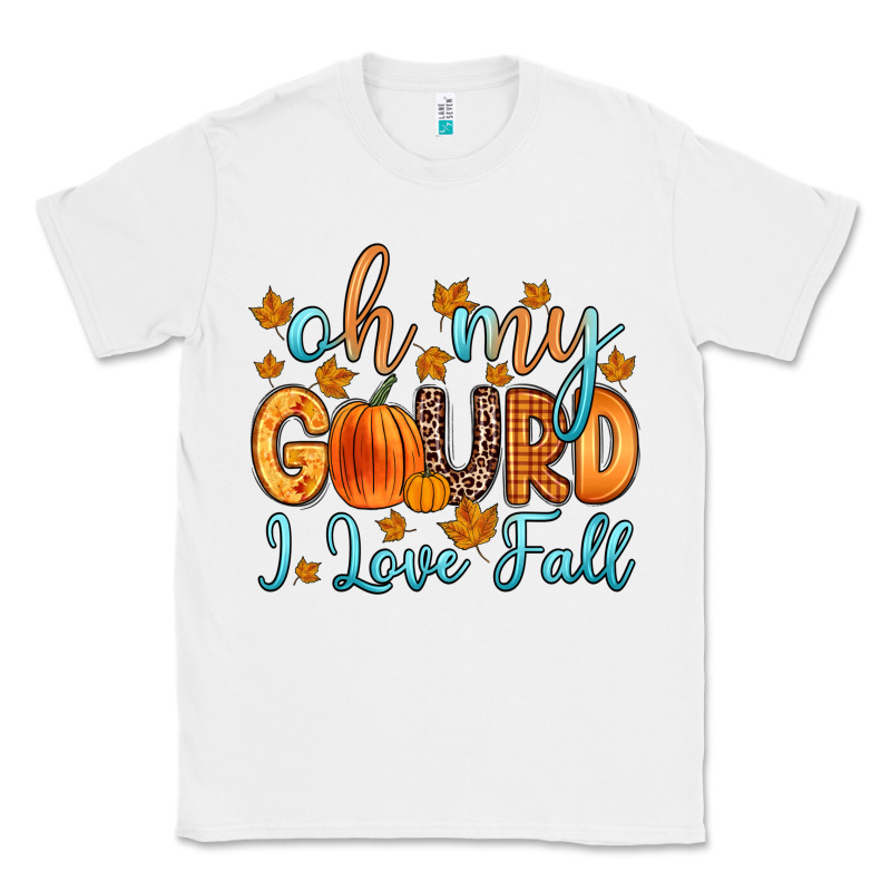 Oh My Gourd I Love Fall Classic Tee by Zillion Design Studio | Teevron