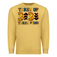 Antique Gold three up three down softball Premium Sweatshirt - AdoDesignShop