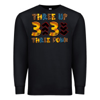 Black three up three down softball Premium Sweatshirt - AdoDesignShop