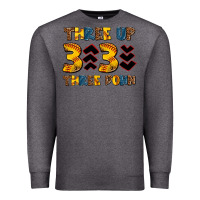 Charcoal Heather three up three down softball Premium Sweatshirt - AdoDesignShop