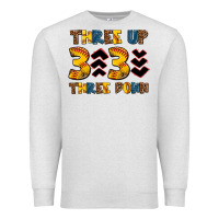 Oatmeal Heather three up three down softball Premium Sweatshirt - AdoDesignShop