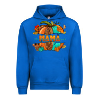 Cobalt Thankful grateful blessed mama pumpkin Urban Hoodie - NancyCooperArtShop
