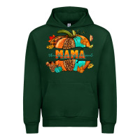 Forest Green Thankful grateful blessed mama pumpkin Urban Hoodie - NancyCooperArtShop