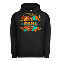 Pigment Black Thankful grateful blessed mama pumpkin Urban Hoodie - NancyCooperArtShop