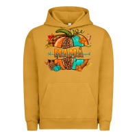 Pigment Peanut Butter Thankful grateful blessed mama pumpkin Urban Hoodie - NancyCooperArtShop