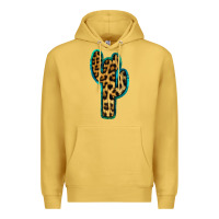 Antique Gold Turquoise Leopard Cactus Premium Hoodie - RanaPortraitStore