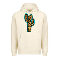 Tofu Turquoise Leopard Cactus Premium Hoodie - RanaPortraitStore