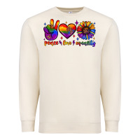Sandshell peace love equality Premium Sweatshirt - JahusDesignShop