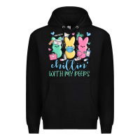 Black chillin with my peeps Premium Hoodie - MaliasSmallBusiness