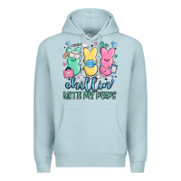 Blue Mist chillin with my peeps Premium Hoodie - MaliasSmallBusiness