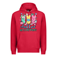 Cardinal chillin with my peeps Premium Hoodie - MaliasSmallBusiness
