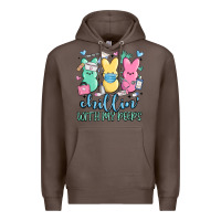 Coffee chillin with my peeps Premium Hoodie - MaliasSmallBusiness