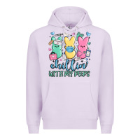 Lilac chillin with my peeps Premium Hoodie - MaliasSmallBusiness