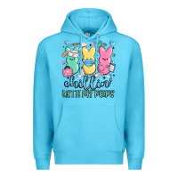 Ocean Blue chillin with my peeps Premium Hoodie - MaliasSmallBusiness