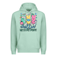 Seafoam chillin with my peeps Premium Hoodie - MaliasSmallBusiness
