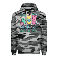 Slate Camo chillin with my peeps Premium Hoodie - MaliasSmallBusiness