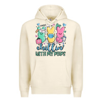 Tofu chillin with my peeps Premium Hoodie - MaliasSmallBusiness
