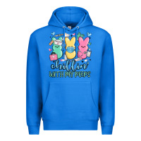 True Royal chillin with my peeps Premium Hoodie - MaliasSmallBusiness