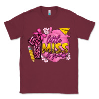 Burgundy little miss 1st grade Classic Tee - texasbilliewilder