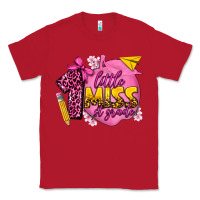 Red little miss 1st grade Classic Tee - texasbilliewilder