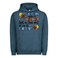 Pigment Midnight Navy if god can make a bugs butt light up Urban Hoodie - MaliasSmallBusiness