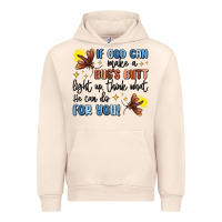 Sandshell if god can make a bugs butt light up Urban Hoodie - MaliasSmallBusiness