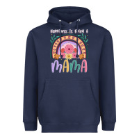 Navy happiness is being a mama Heavyweight Hoodie - JahusDesignShop