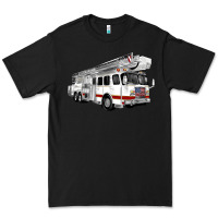 Black White Fire Truck Premium Tee - Artiststas
