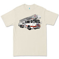 Bone White Fire Truck Premium Tee - Artiststas
