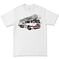 White White Fire Truck Premium Tee - Artiststas