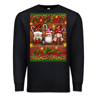 Black christmas gnomes Premium Sweatshirt - Artiststas