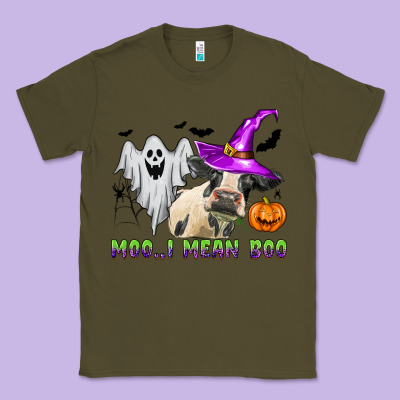 Moo I Mean Boo Classic Tee Designed By Zillion Design Studio