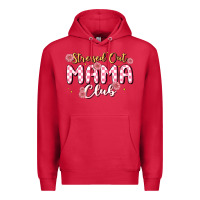 Cardinal stressed out mama club Premium Hoodie - MaliasSmallBusiness