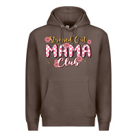 Coffee stressed out mama club Premium Hoodie - MaliasSmallBusiness