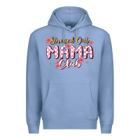 Colony Blue stressed out mama club Premium Hoodie - MaliasSmallBusiness