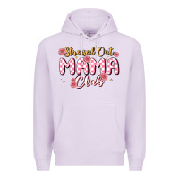 Lilac stressed out mama club Premium Hoodie - MaliasSmallBusiness
