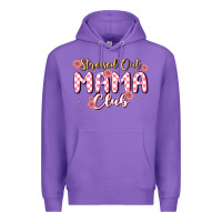 Purple stressed out mama club Premium Hoodie - MaliasSmallBusiness