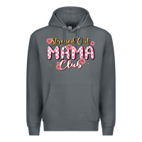 Rock stressed out mama club Premium Hoodie - MaliasSmallBusiness