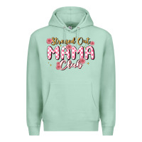 Seafoam stressed out mama club Premium Hoodie - MaliasSmallBusiness